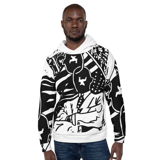 "5" (Man) from "BOY' Collection (printed pouch variant) by Archie Veale. Unisex Hoodie